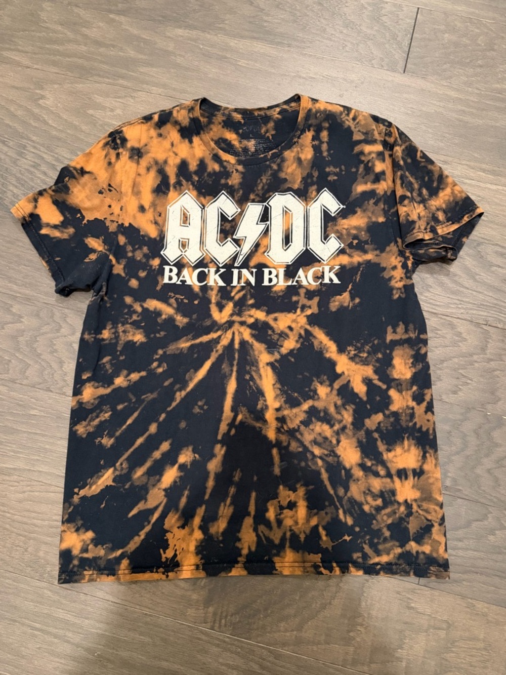 AC/DC Bleach-Effect Band Tee